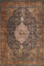 Loloi Loren Lq-02 Plum / Multi Rugs - main flat