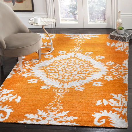 Safavieh Stone Wash 5'-0" x 8'-0" Rug in Gold
