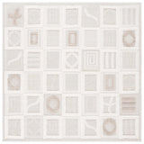 Safavieh Trends 6'-7" x 6'-7" Rug in Beige / Ivory