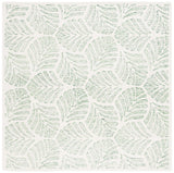 Safavieh Jardin 5'-0" x 5'-0" Rug in Ivory / Green