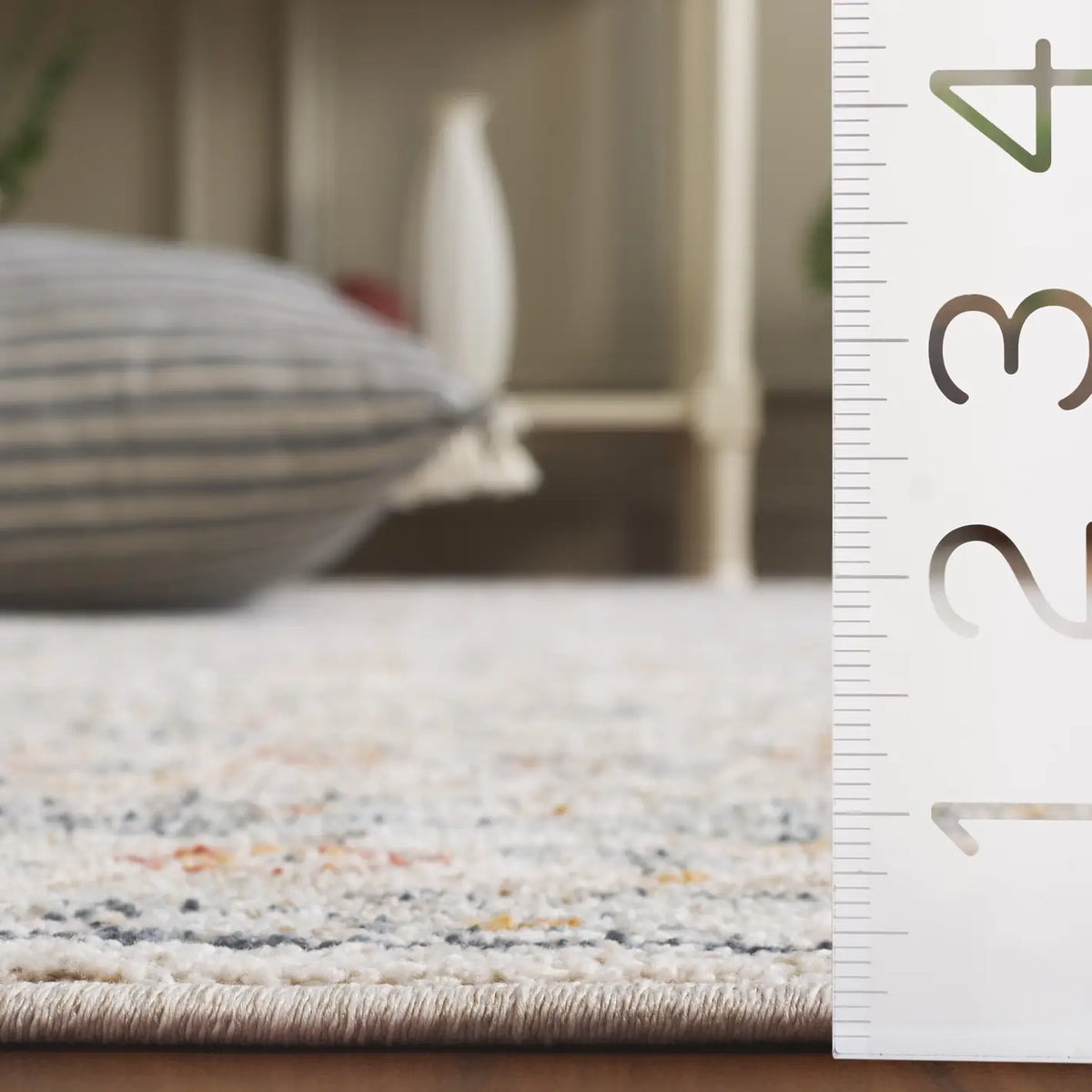 Safavieh Avalon 4'-0" x 6'-0" Rug in Ivory / Light Blue