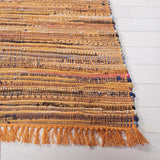 Safavieh Rag Rug 4'-0" x 6'-0" Rug in Gold / Multi