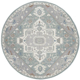 Safavieh Heritage 6'-0" x 6'-0" Rug in Blue / Ivory