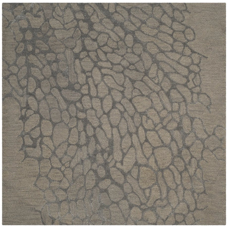 Safavieh Blossom 6'-0" x 6'-0" Rug in Grey / Grey