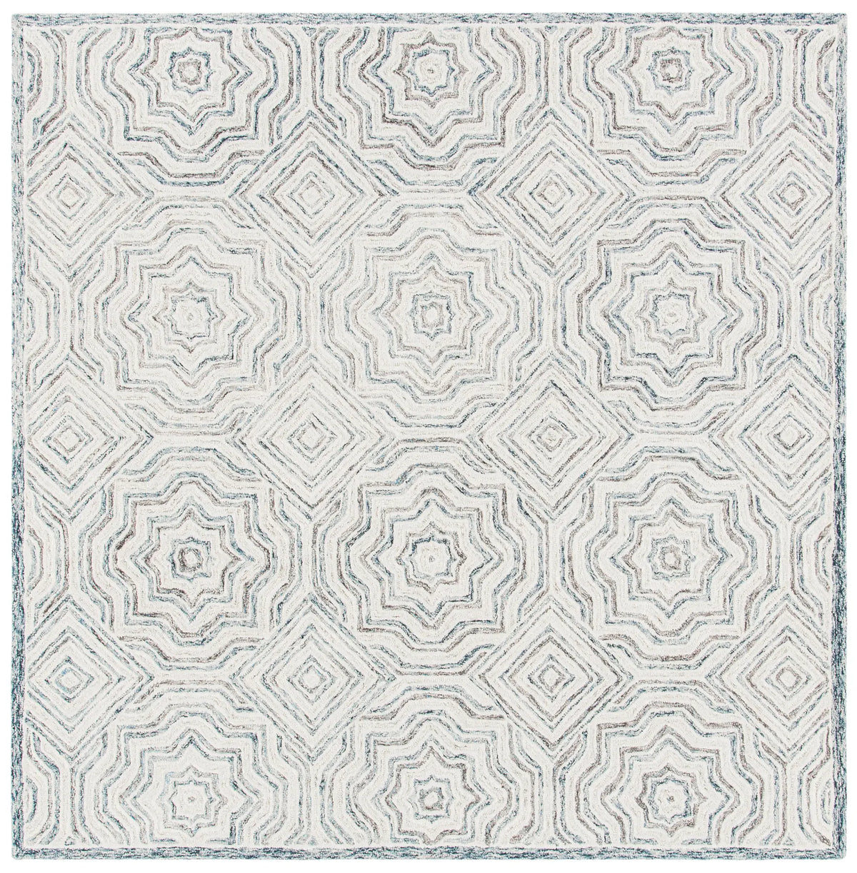 Safavieh Capri 7'-0" x 7'-0" Rug in Beige / Blue