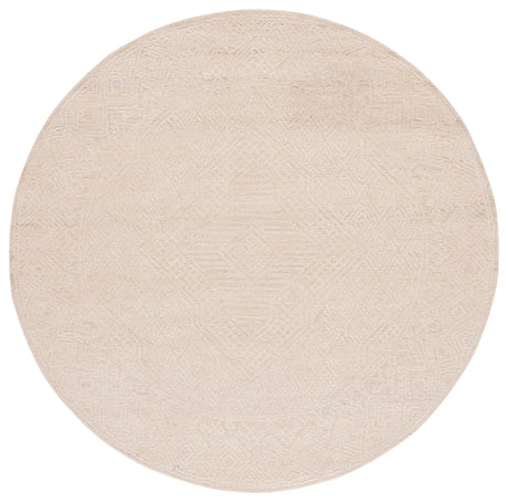 Safavieh Textural 6'-0" x 6'-0" Rug in Beige / Blush
