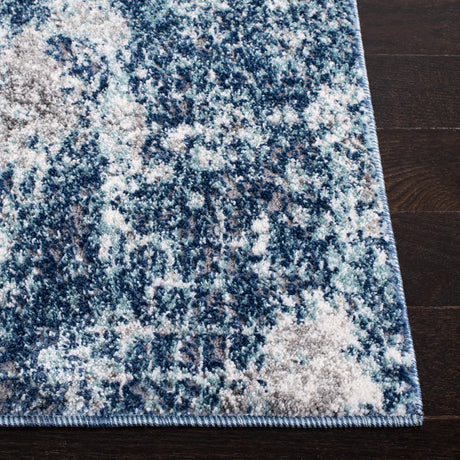 Safavieh Aston 4'-0" x 6'-0" Rug in Navy / Grey