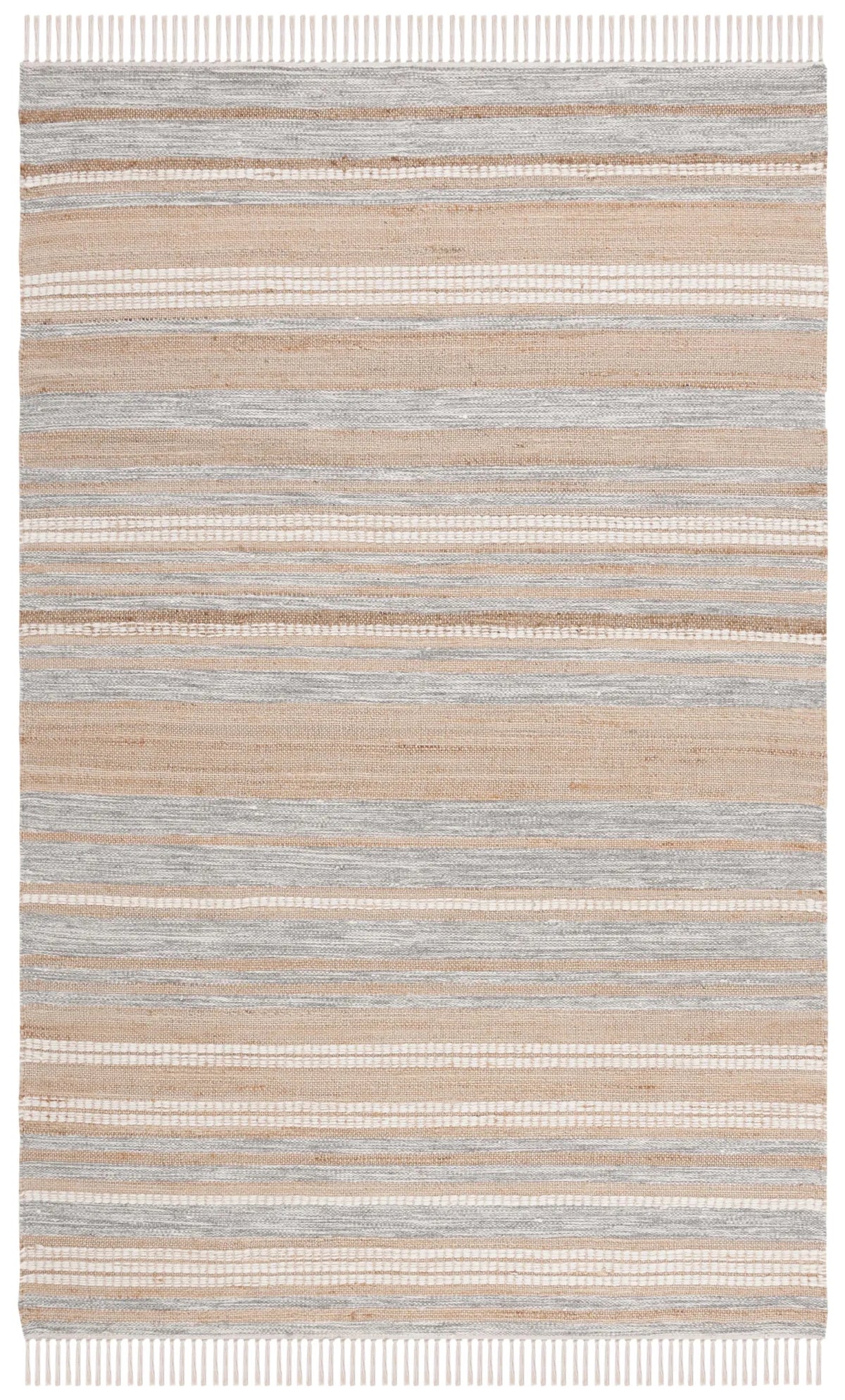 Safavieh Kilim 4'-0" x 6'-0" Rug in Natural / Grey