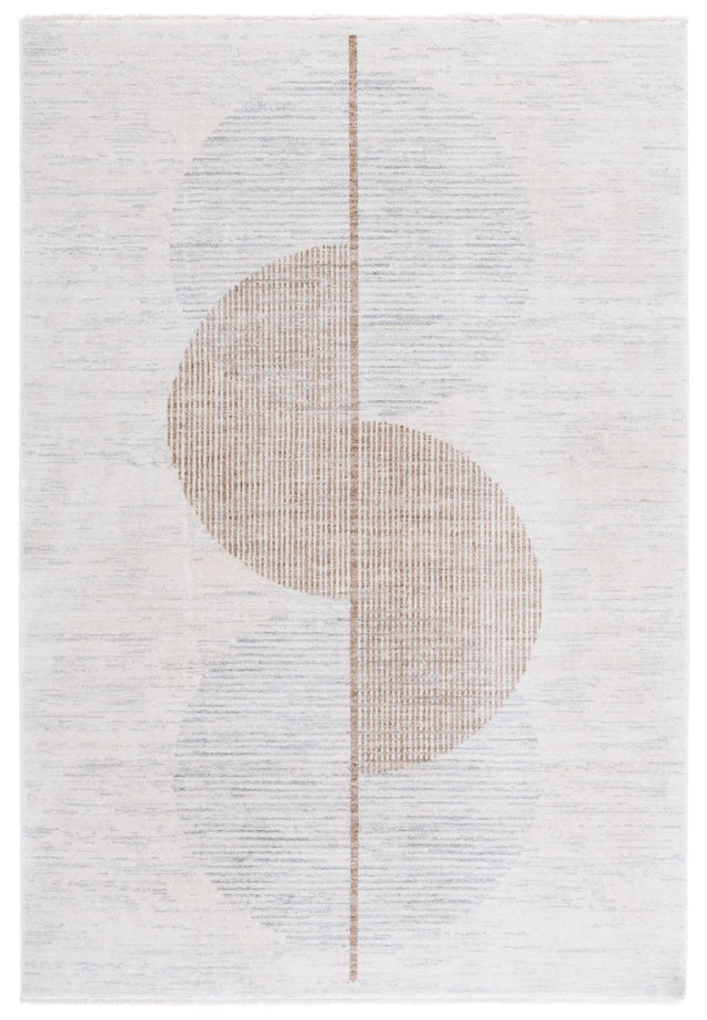 Safavieh Forum 500 5'-0" x 7'-0" Rug in Ivory / Grey Brown