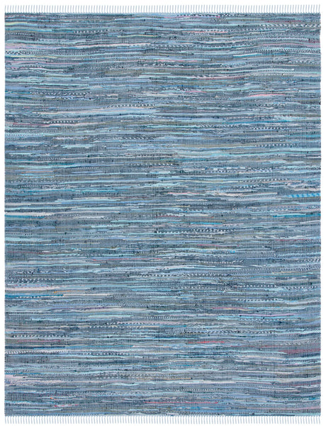 Safavieh Rag Rug 10'-0" x 14'-0" Rug in Blue / Multi