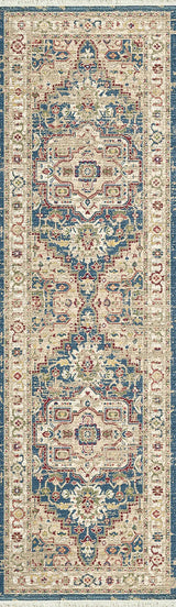 Dynamic Rugs Juno 6882 Navy/Red Rugs - Runner