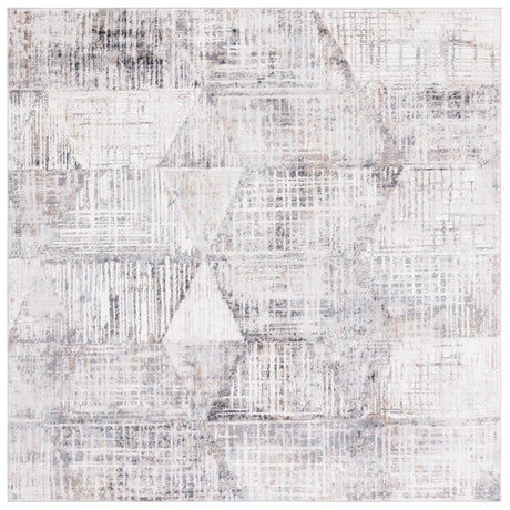 Safavieh Shivan 100 6'-7" x 6'-7" Rug in Ivory / Grey