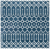 Safavieh Himalaya 6'-0" x 6'-0" Rug in Navy / Ivory