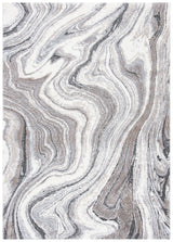 Safavieh Cyrus Shag 4'-5" x 6'-5" Rug in Grey / Beige