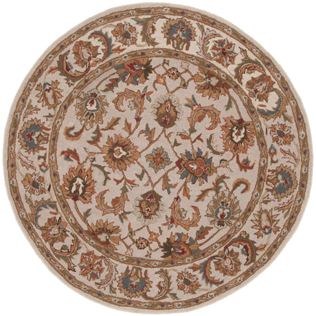 Safavieh Classic 5'-0" x 5'-0" Rug in Ivory / Ivory