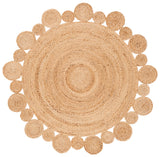 Safavieh Natural Fiber 3'-0" x 3'-0" Rug in Natural