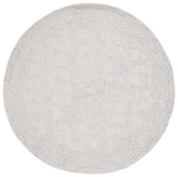 Safavieh Textual 6'-0" x 6'-0" Rug in Grey / Ivory