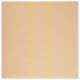 Safavieh Courtyard 6'-7" x 6'-7" Rug in Beige / Gold