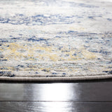 Safavieh Madison 6'-7" x 6'-7" Rug in Light Grey / Blue