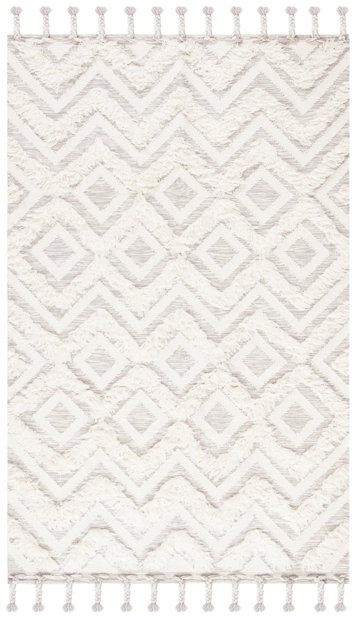Safavieh Kenya 5'-0" x 8'-0" Rug in Ivory / Grey