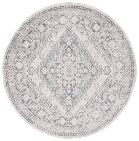 Safavieh Tulum 6'-7" x 6'-7" Rug in Ivory / Grey