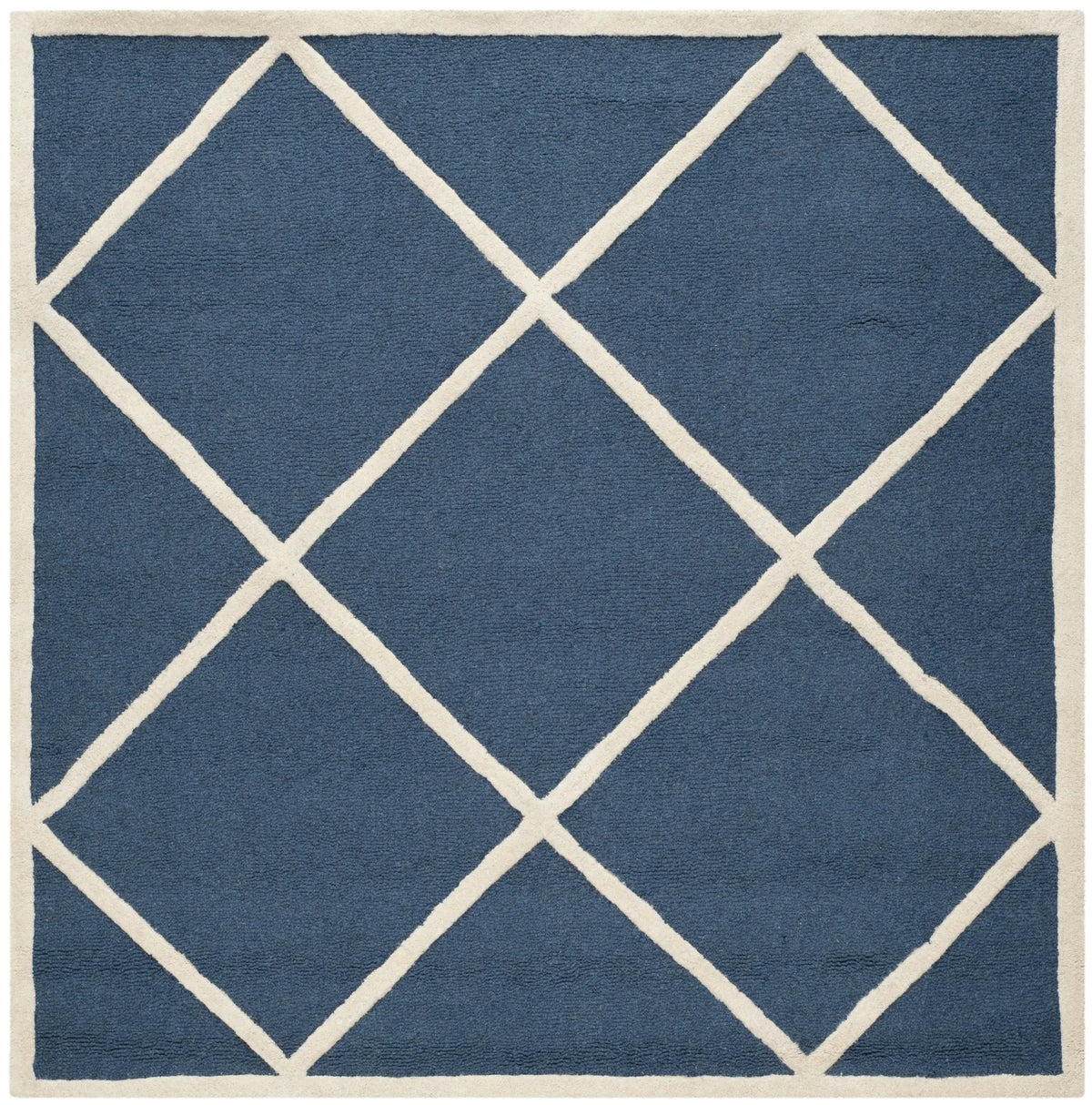 Safavieh Cambridge 6'-0" x 6'-0" Rug in Navy / Ivory