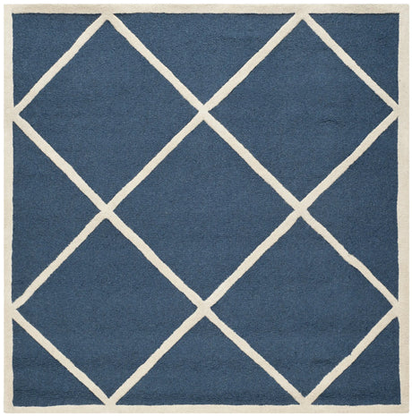 Safavieh Cambridge 6'-0" x 6'-0" Rug in Navy / Ivory