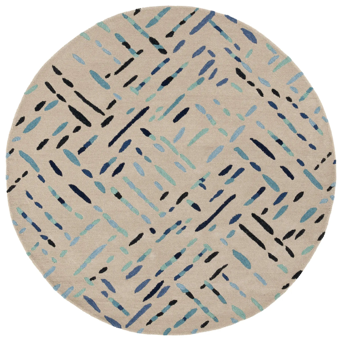 Safavieh Metro 6'-0" x 6'-0" Rug in Grey / Blue