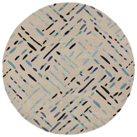 Safavieh Metro 6'-0" x 6'-0" Rug in Grey / Blue