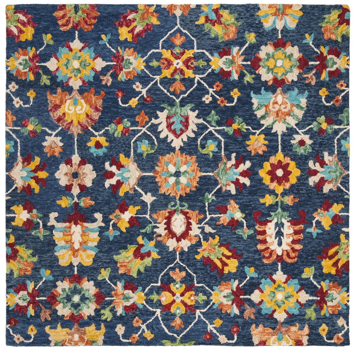 Safavieh Aspen 7'-0" x 7'-0" Rug in Navy / Red