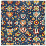 Safavieh Aspen 7'-0" x 7'-0" Rug in Navy / Red