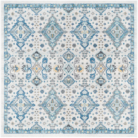Safavieh Evoke 6'-7" x 6'-7" Rug in Ivory / Light Blue