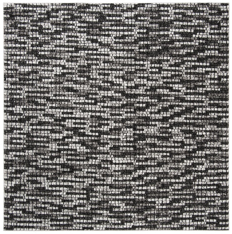 Safavieh Porcello 6'-7" x 6'-7" Rug in Light Grey / Charcoal