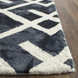 Safavieh Dip Dye 2'-3" x 8'-0" Rug in Graphite / Ivory