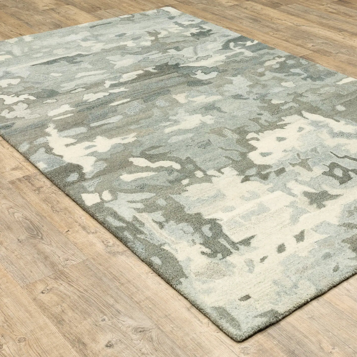 Oriental Weavers Sphinx Anastasia 68006 Grey / Charcoal Rugs - angle detail