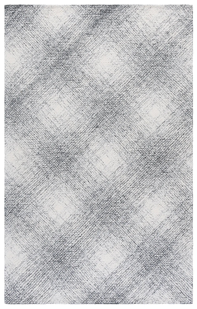 Safavieh Abstract 4'-0" x 6'-0" Rug in Ivory / Black