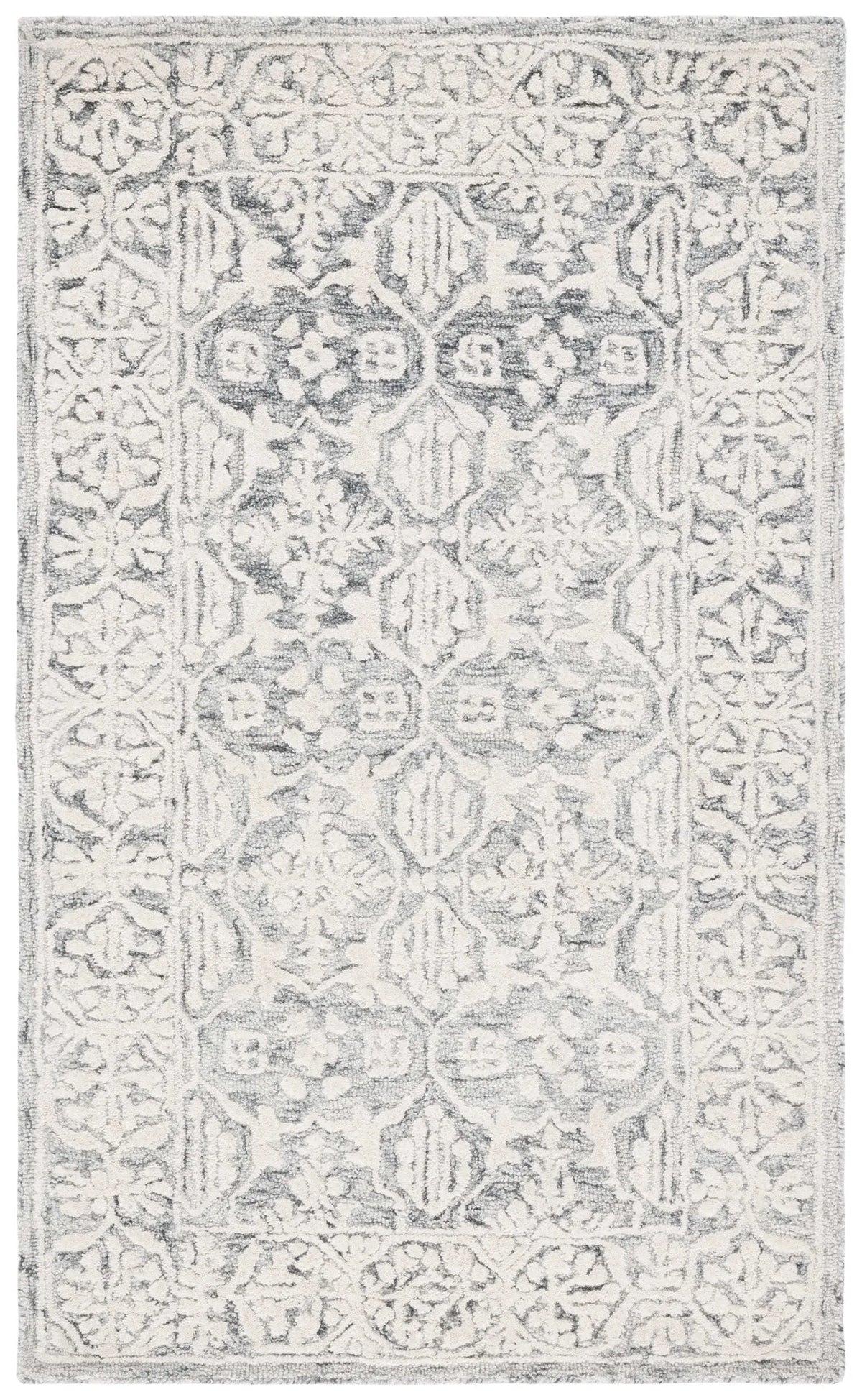 Safavieh Metro 3'-0" x 5'-0" Rug in Dark Grey / Ivory