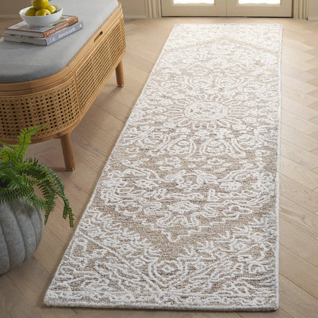 Safavieh Ebony 2'-3" x 9'-0" Rug in Ivory / Brown