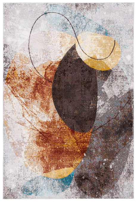 Safavieh Aria 4'-0" x 6'-0" Rug in Ivory / Red