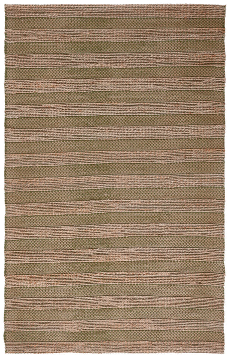 Safavieh Natural Fiber 4'-0" x 6'-0" Rug in Green / Natural