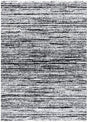 Safavieh Rumi Shag 4'-0" x 6'-0" Rug in Black / Ivory