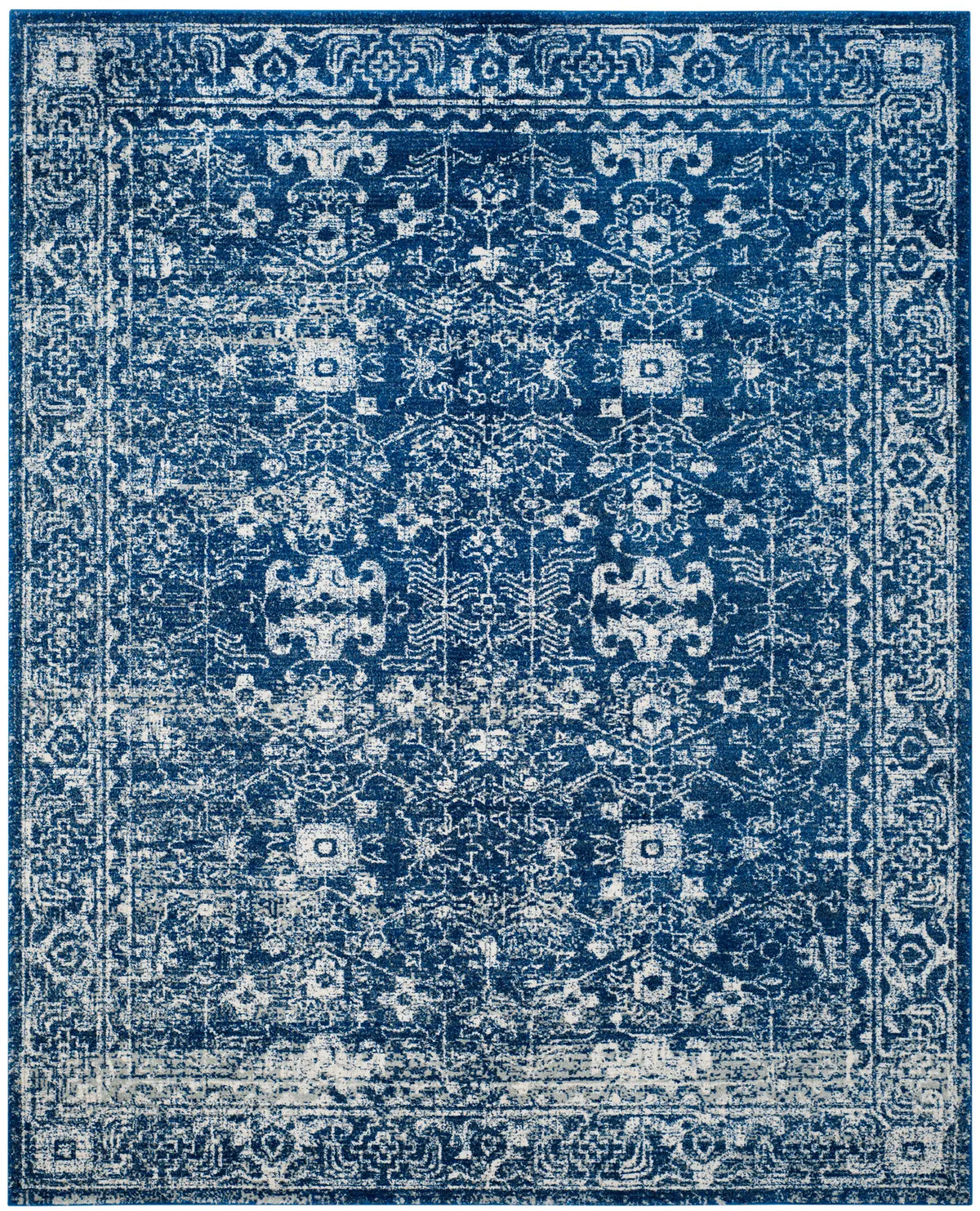 Safavieh Evoke 10'-0" x 14'-0" Rug in Navy / Ivory