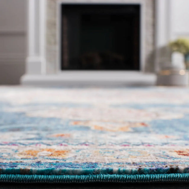 Safavieh Aria 4'-0" x 6'-0" Rug in Navy / Ivory