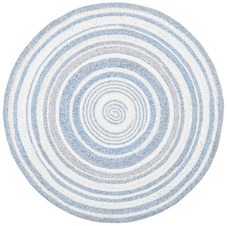 Safavieh Cape Cod 3'-0" x 3'-0" Rug in Blue / Ivory