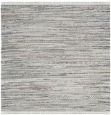 Safavieh Rag Rug 5'-0" x 5'-0" Rug in Grey