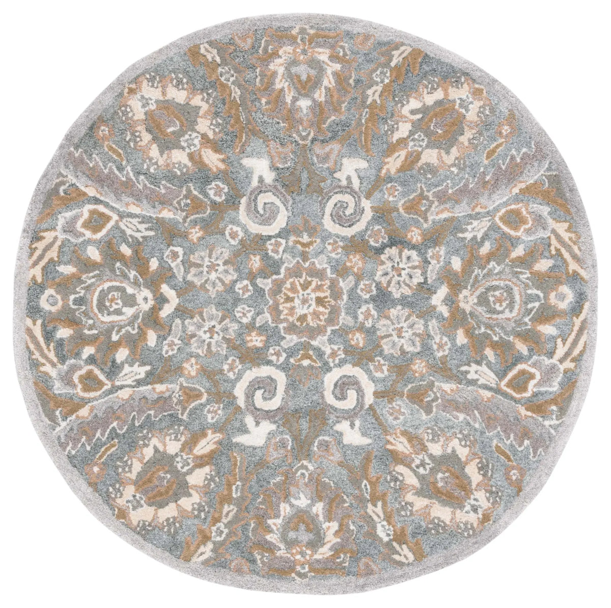 Safavieh Bella 5'-0" x 5'-0" Rug in Grey / Multi