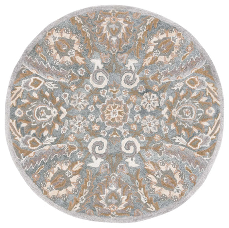 Safavieh Bella 5'-0" x 5'-0" Rug in Grey / Multi