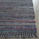 Safavieh Rag Rug 2'-3" x 10'-0" Rug in Aqua / Multi