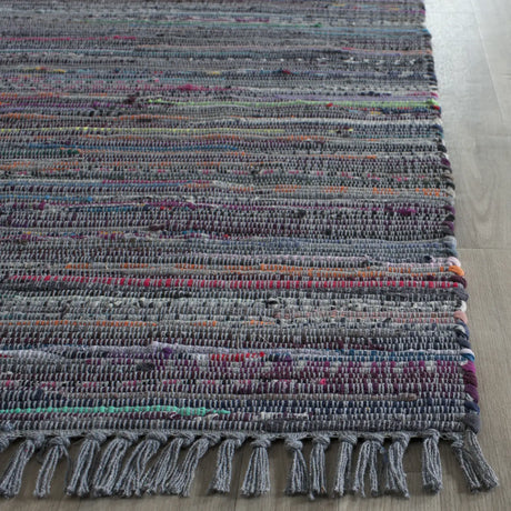 Safavieh Rag Rug 2'-3" x 10'-0" Rug in Aqua / Multi