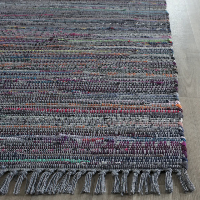 Safavieh Rag Rug 2'-3" x 10'-0" Rug in Aqua / Multi